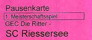 Pausenkarte