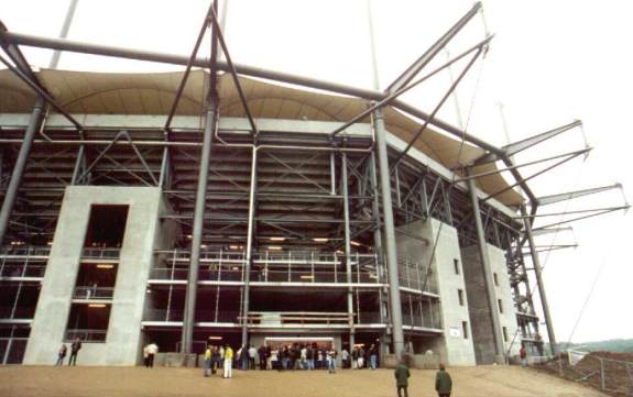 AOL-Arena/Volksparkstadion - Außenansicht (Archivbild)