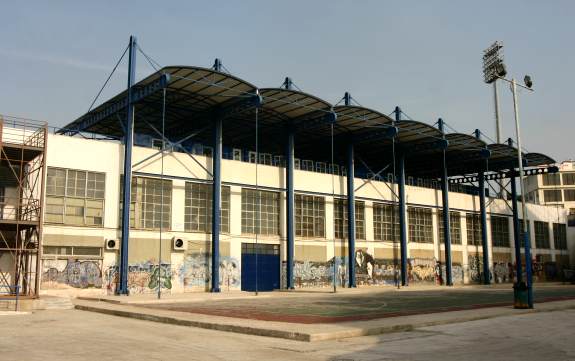 Kallithea Stadion Grigoris Lambrakis - Haupttribüne Außenansicht