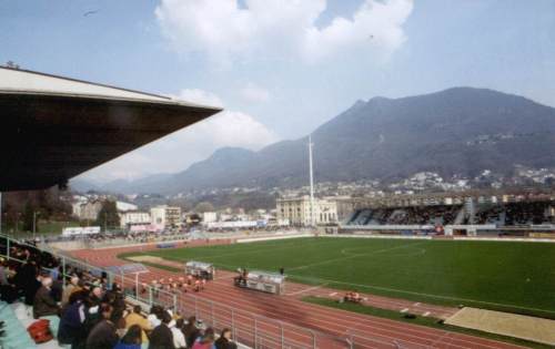 Stadio di Cornaredo - Blick von der alten Tribüne