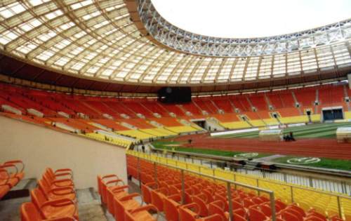Stadion Luschniki - Blick in die Runde