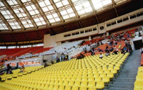 Stadion Luschniki - Blick auf VIP-Logen und Pressebereich